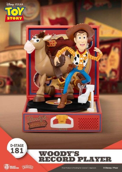 Toy Story Giradischi Serie Giradischi di Woody PVC Figure 13cm