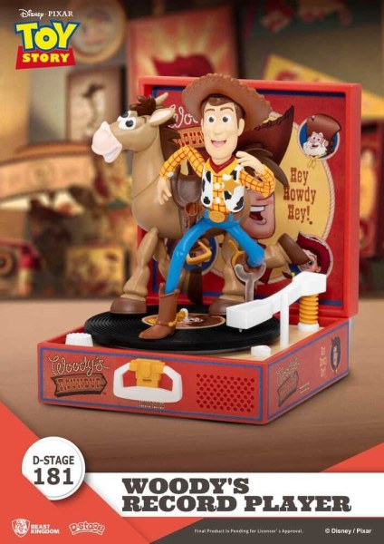 Toy Story Giradischi Serie Giradischi di Woody PVC Figure 13cm