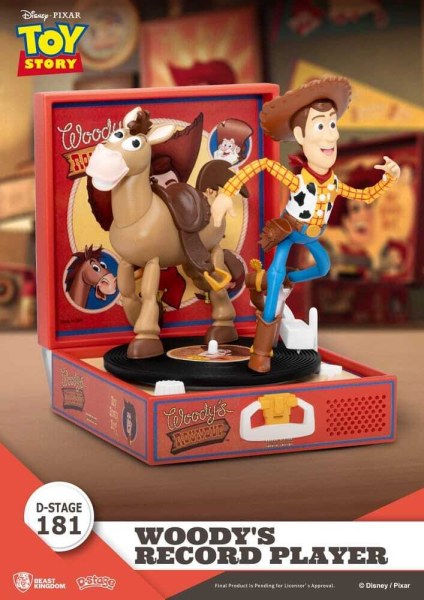 Toy Story Giradischi Serie Giradischi di Woody PVC Figure 13cm