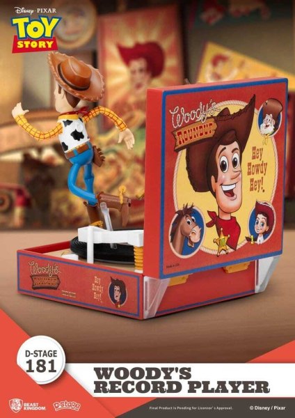 Toy Story Giradischi Serie Giradischi di Woody PVC Figure 13cm