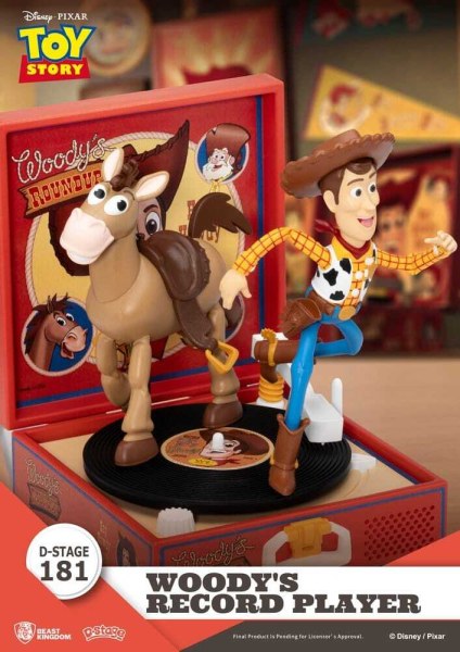 Toy Story Giradischi Serie Giradischi di Woody PVC Figure 13cm