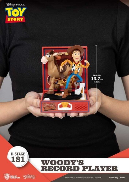 Toy Story Giradischi Serie Giradischi di Woody PVC Figure 13cm