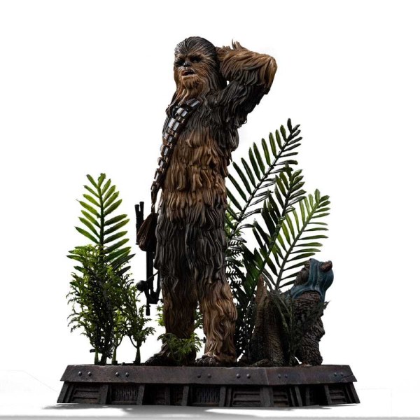 Art Scale Chewbacca e Tokkat 22 cm - Iron Studios Star Wars Episodio VI