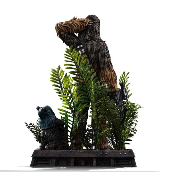 Art Scale Chewbacca e Tokkat 22 cm - Iron Studios Star Wars Episodio VI