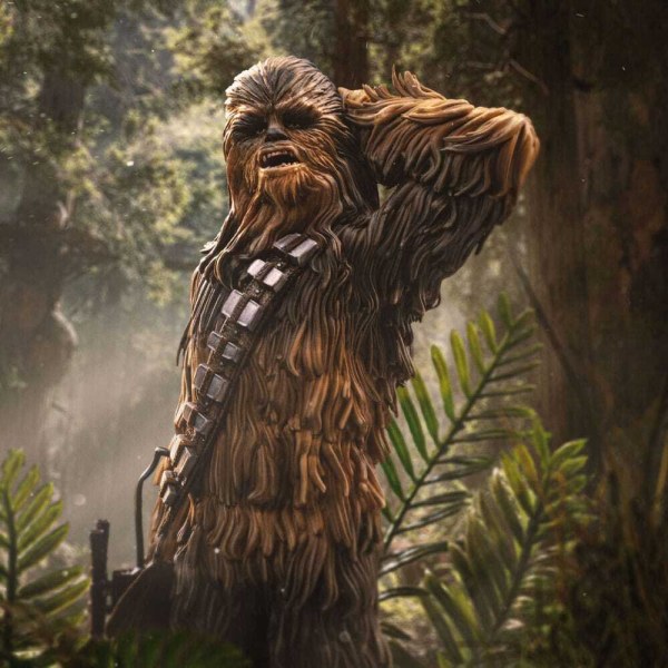 Art Scale Chewbacca e Tokkat 22 cm - Iron Studios Star Wars Episodio VI