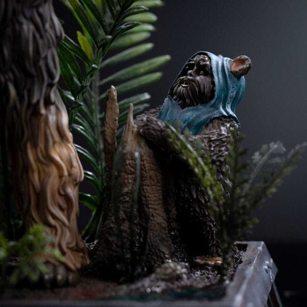 Art Scale Chewbacca e Tokkat 22 cm - Iron Studios Star Wars Episodio VI