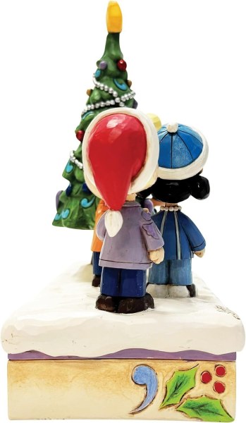 O Natale Tree: Statuina musicale Natale a LED Charlie Brown & Friends - Peanuts