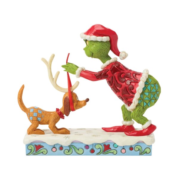 Grinch che lega le corna - JIM SHORE GRINCH