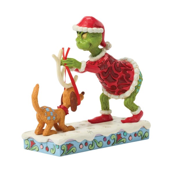 Grinch che lega le corna - JIM SHORE GRINCH