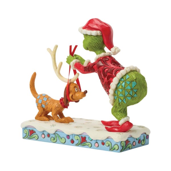Grinch che lega le corna - JIM SHORE GRINCH
