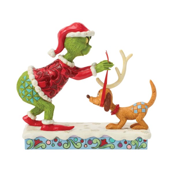 Grinch che lega le corna - JIM SHORE GRINCH