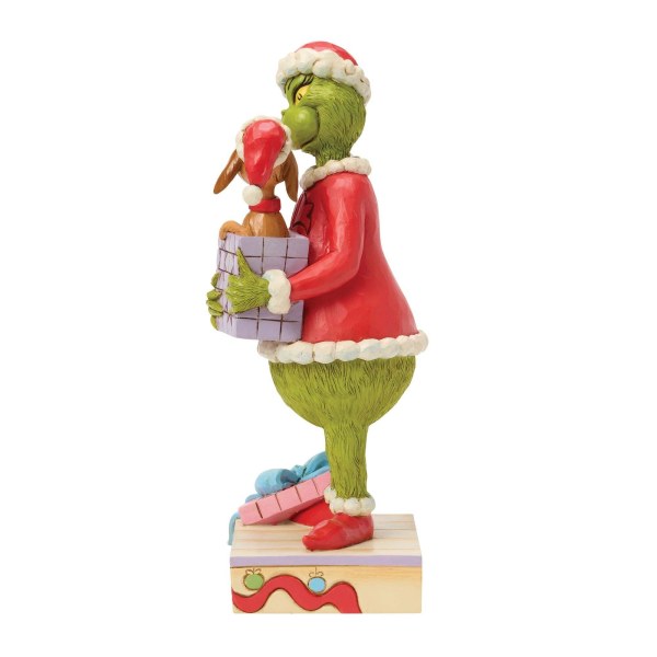 Grinch con un regalo in mano - JIM SHORE GRINCH
