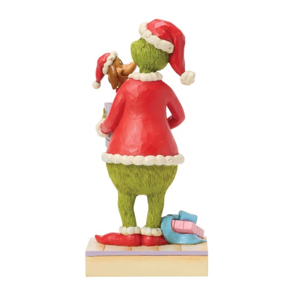 Grinch con un regalo in mano - JIM SHORE GRINCH