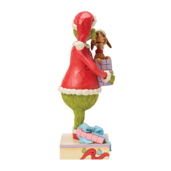 Grinch con un regalo in mano - JIM SHORE GRINCH