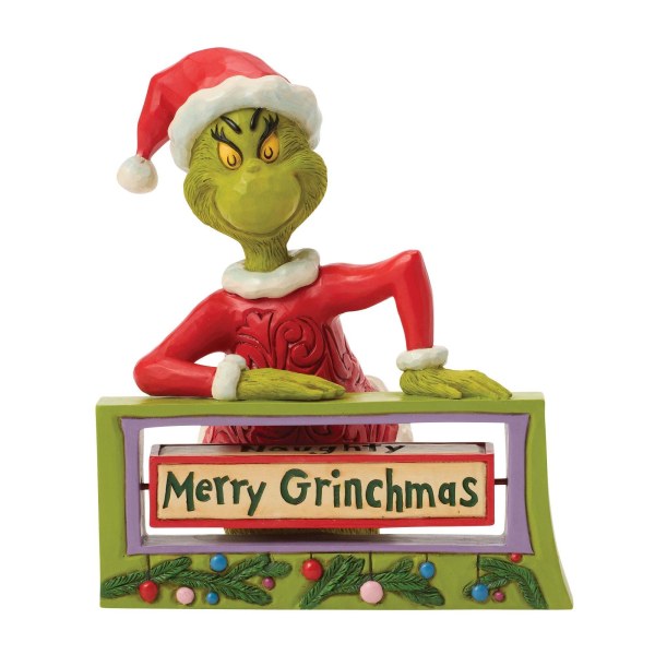 Cartello rotante Grinch - JIM SHORE GRINCH