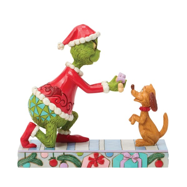Il Grinch dà a Max - JIM SHORE GRINCH