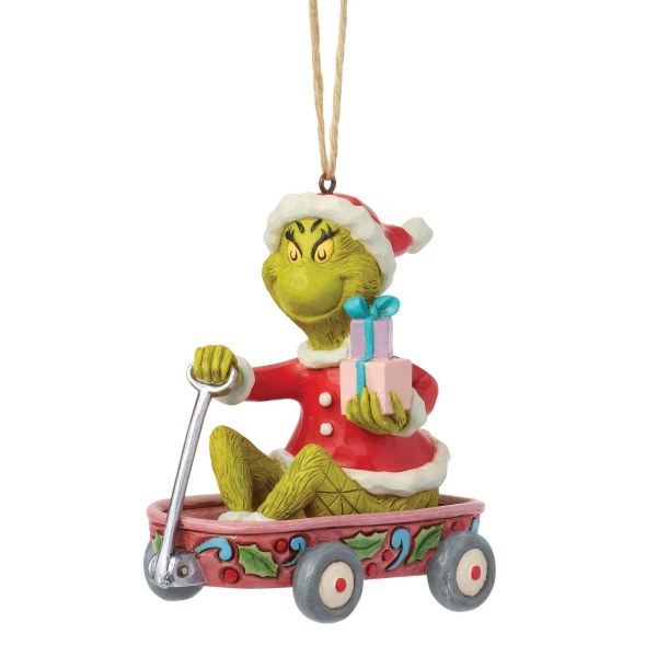 Ornamento da appendere a forma di carro Grinch - JIM SHORE GRINCH