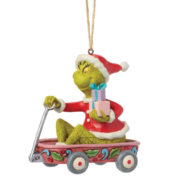 Ornamento da appendere a forma di carro Grinch - JIM SHORE GRINCH