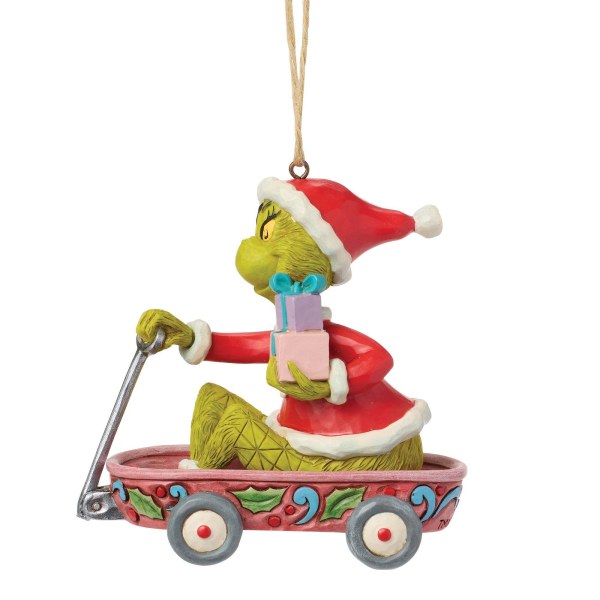 Ornamento da appendere a forma di carro Grinch - JIM SHORE GRINCH