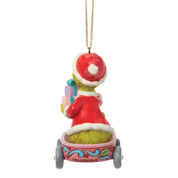 Ornamento da appendere a forma di carro Grinch - JIM SHORE GRINCH