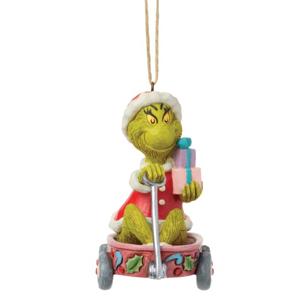 Ornamento da appendere a forma di carro Grinch - JIM SHORE GRINCH