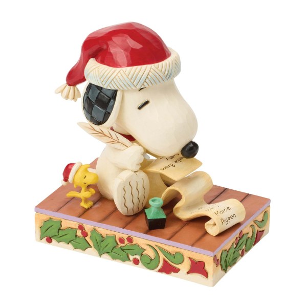 SNOOPY E WOODSTOCK CON LA LISTA NATALE - PEANUTS