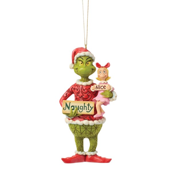 Ginch e Cindy Lou, cartello decorativo da appendere - JIM SHORE GRINCH
