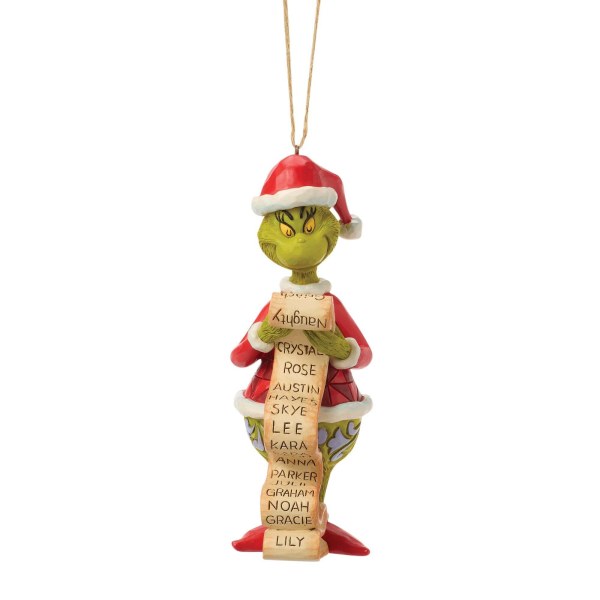Ornamento da appendere alla lista Grinch - JIM SHORE GRINCH