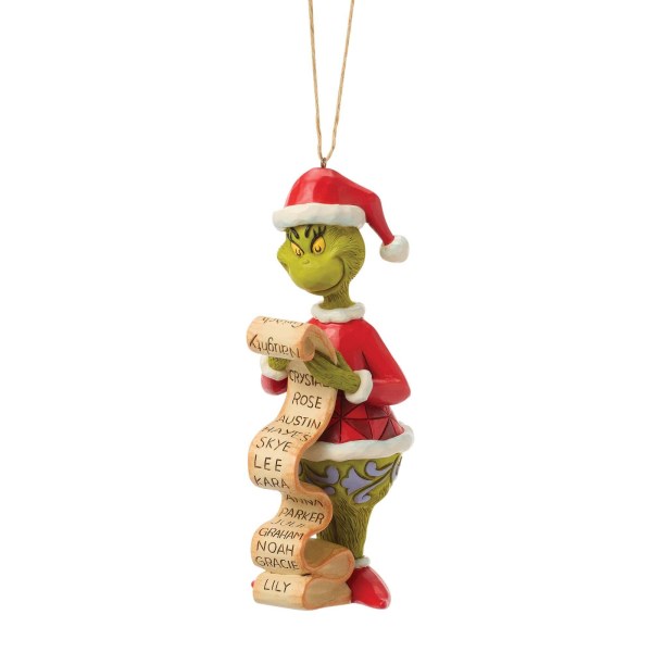 Ornamento da appendere alla lista Grinch - JIM SHORE GRINCH