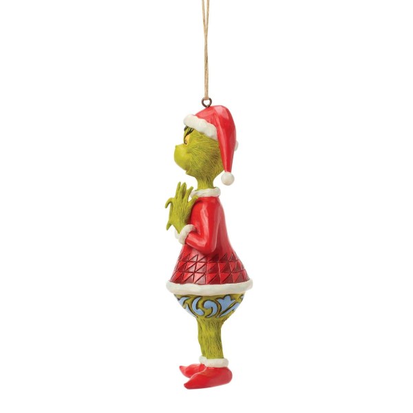 Ornamento a forma di cuore Grinch con mani sospese - JIM SHORE GRINCH