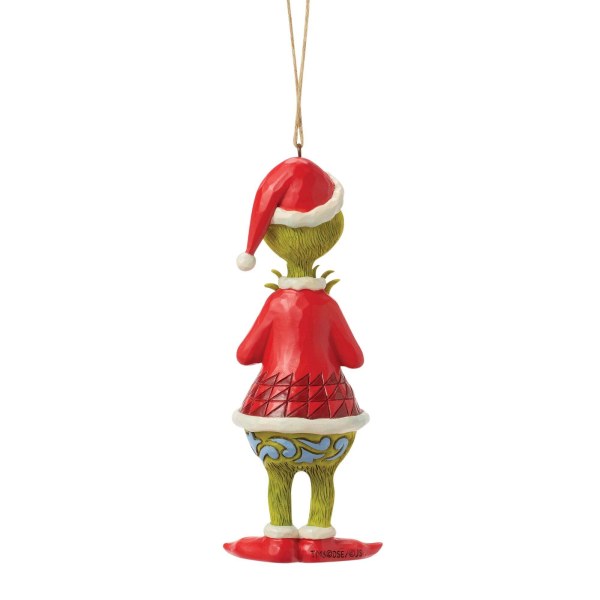 Ornamento a forma di cuore Grinch con mani sospese - JIM SHORE GRINCH