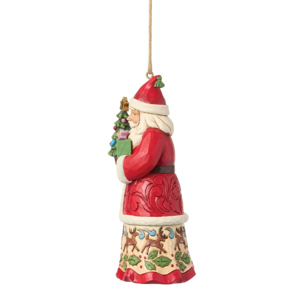 Babbo Natale con regali appesi come ornamento - Heartwood Creek