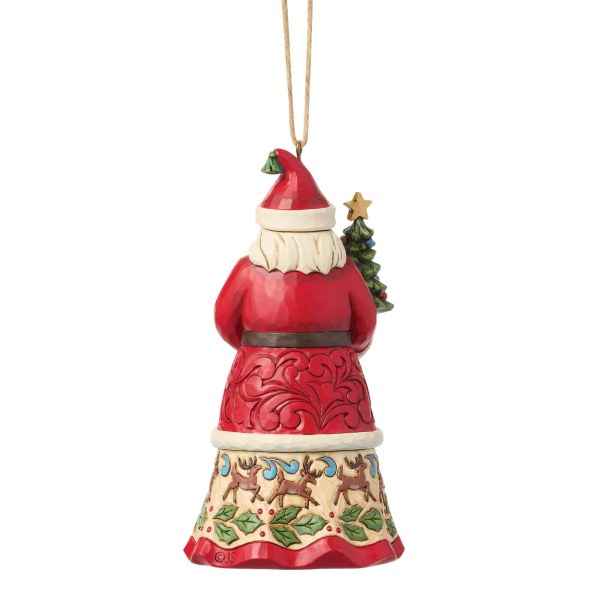 Babbo Natale con regali appesi come ornamento - Heartwood Creek