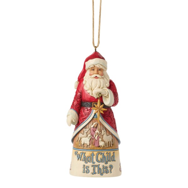Ornamento da appendere a forma di Babbo Natale - Heartwood Creek