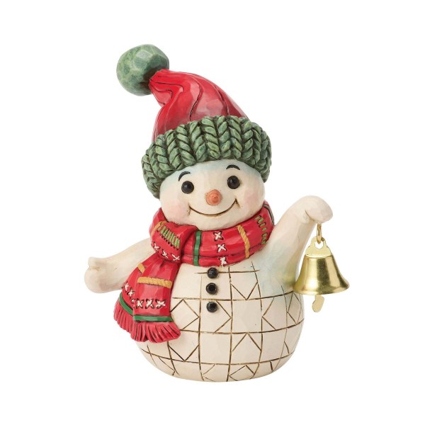 Mini pupazzo di neve con campanello - Heartwood Creek