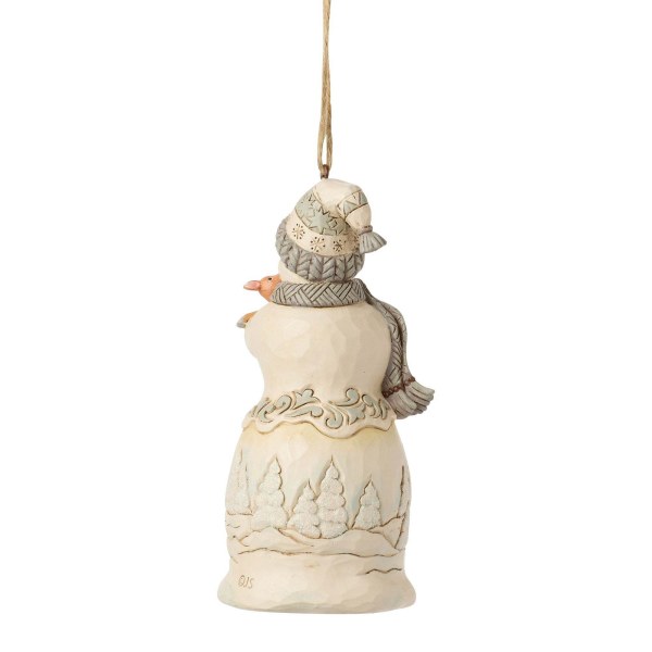 Ornamento da appendere a forma di pupazzo di neve WhiteWoodland - Heartwood Creek