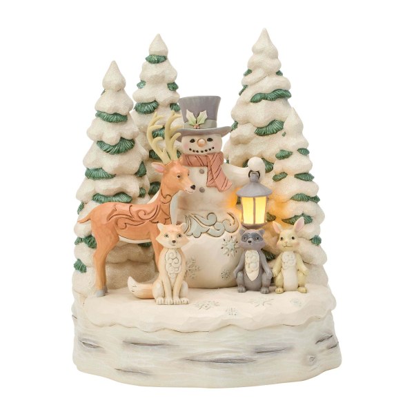 Pupazzo di neve WhiteWoodland con foresta - Heartwood Creek