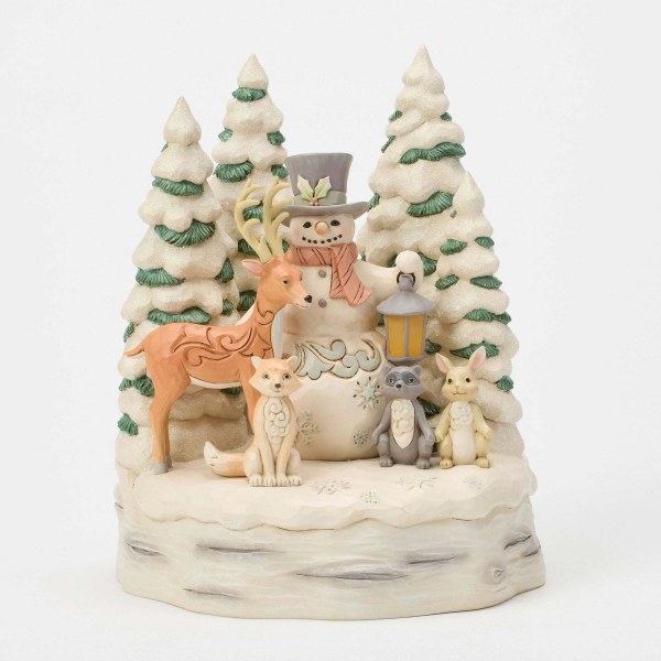 Pupazzo di neve WhiteWoodland con foresta - Heartwood Creek