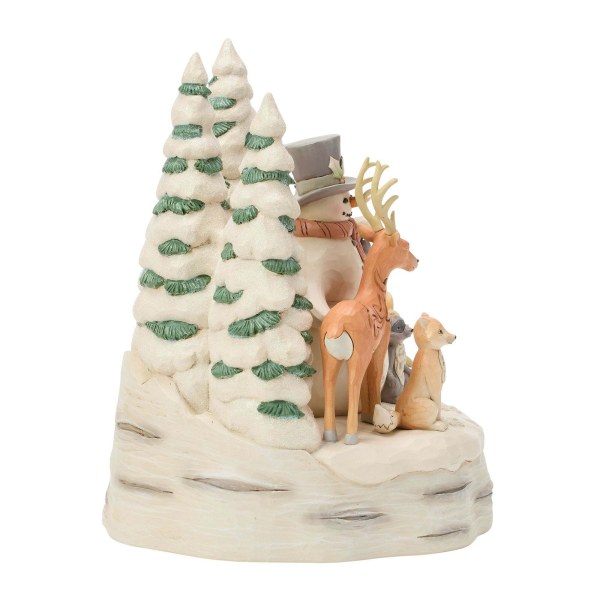 Pupazzo di neve WhiteWoodland con foresta - Heartwood Creek