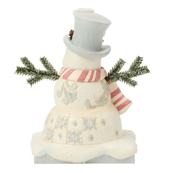 Pupazzo di neve WhiteWoodland con cappello ghiacciato - Heartwood Creek