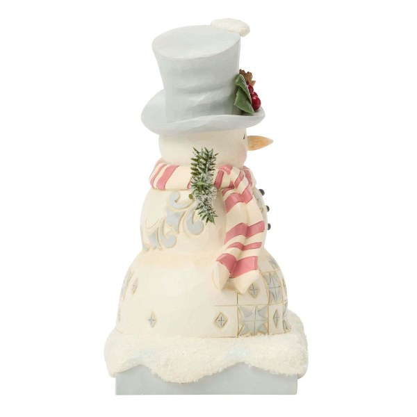 Pupazzo di neve WhiteWoodland con cappello ghiacciato - Heartwood Creek