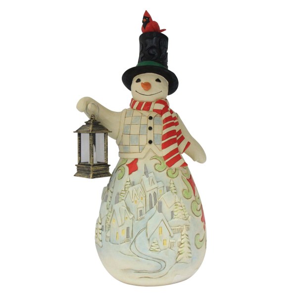 Statua del pupazzo di neve con led - Heartwood Creek
