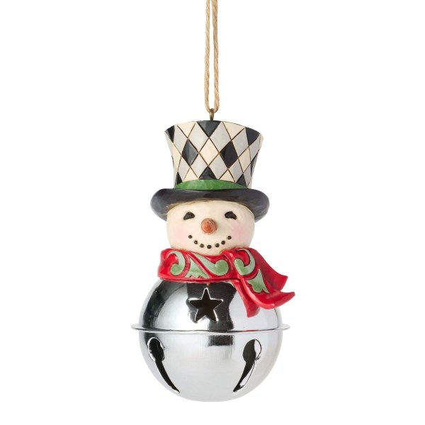 Ornamento da appendere a forma di pupazzo di neve di Highland Glen - Heartwood Creek