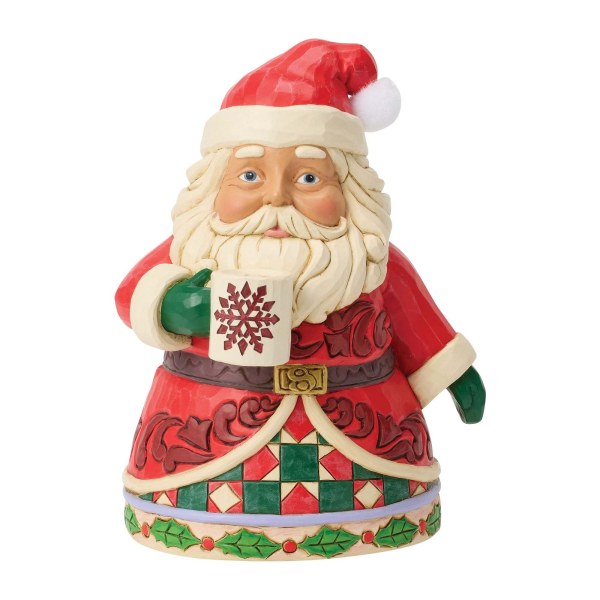 Babbo Natale beve cioccolata calda - Heartwood Creek