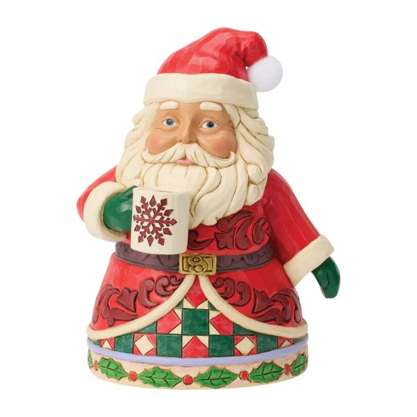 Babbo Natale beve cioccolata calda - Heartwood Creek