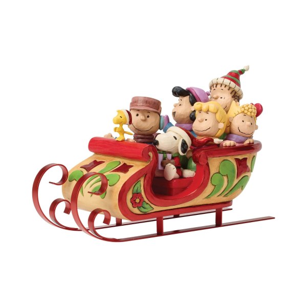 SNOOPY E AMICI SULLA SLITTA - PEANUTS