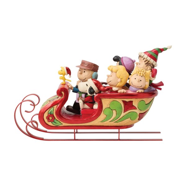 SNOOPY E AMICI SULLA SLITTA - PEANUTS
