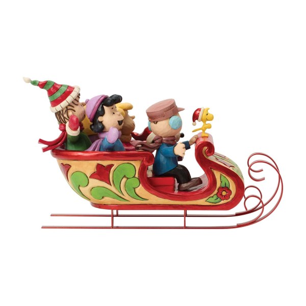 SNOOPY E AMICI SULLA SLITTA - PEANUTS