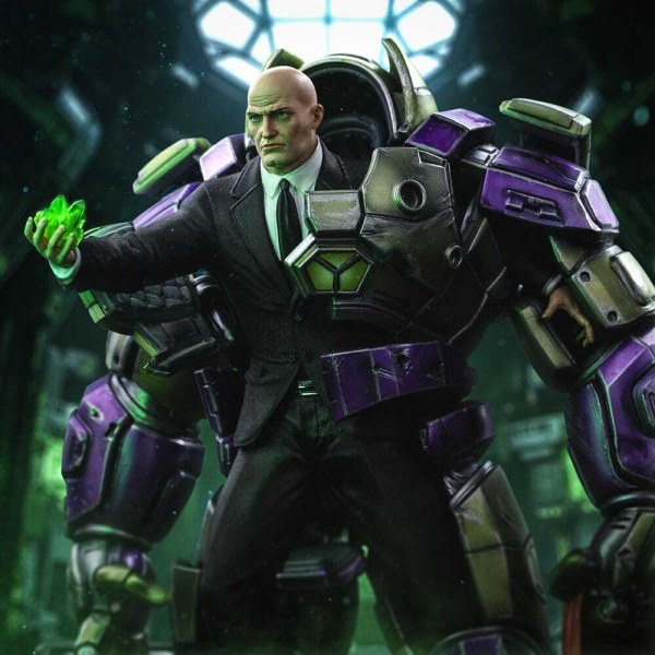 Art Scale Lex Luthor prende fuoco 30 cm - Iron Studios DC Comics