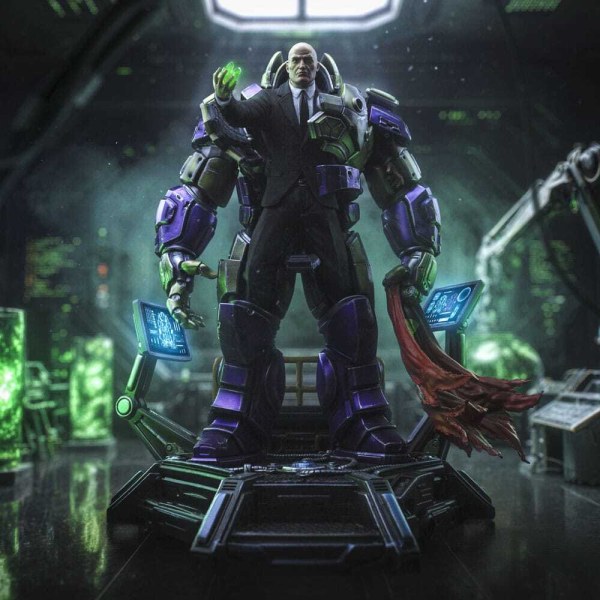 Art Scale Lex Luthor prende fuoco 30 cm - Iron Studios DC Comics